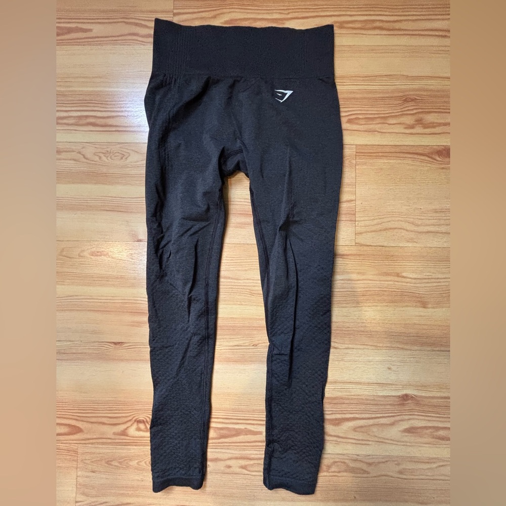 Gymshark Black Marl Vital Seamless Leggings